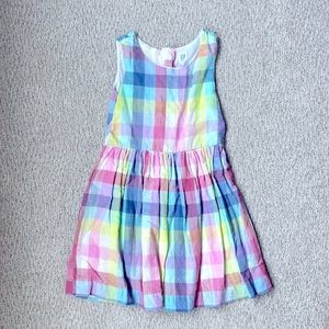 Gap Plaid dress for girls -Size S (6)